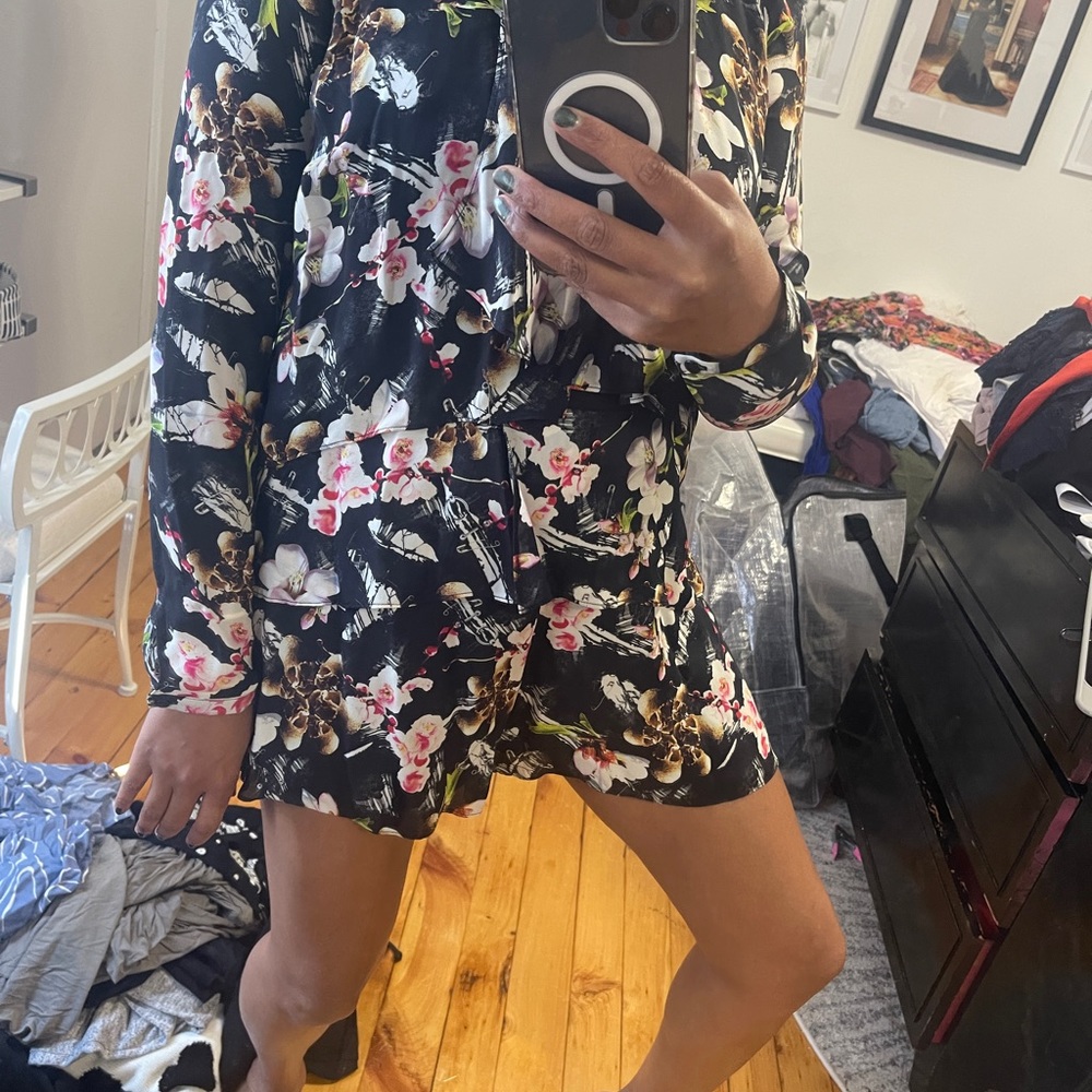 Super cute silk romper